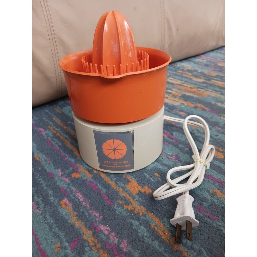 Vtg Domimion Hamilton Beach Scovill Electric Citrus Orange Press Juicer- Tested